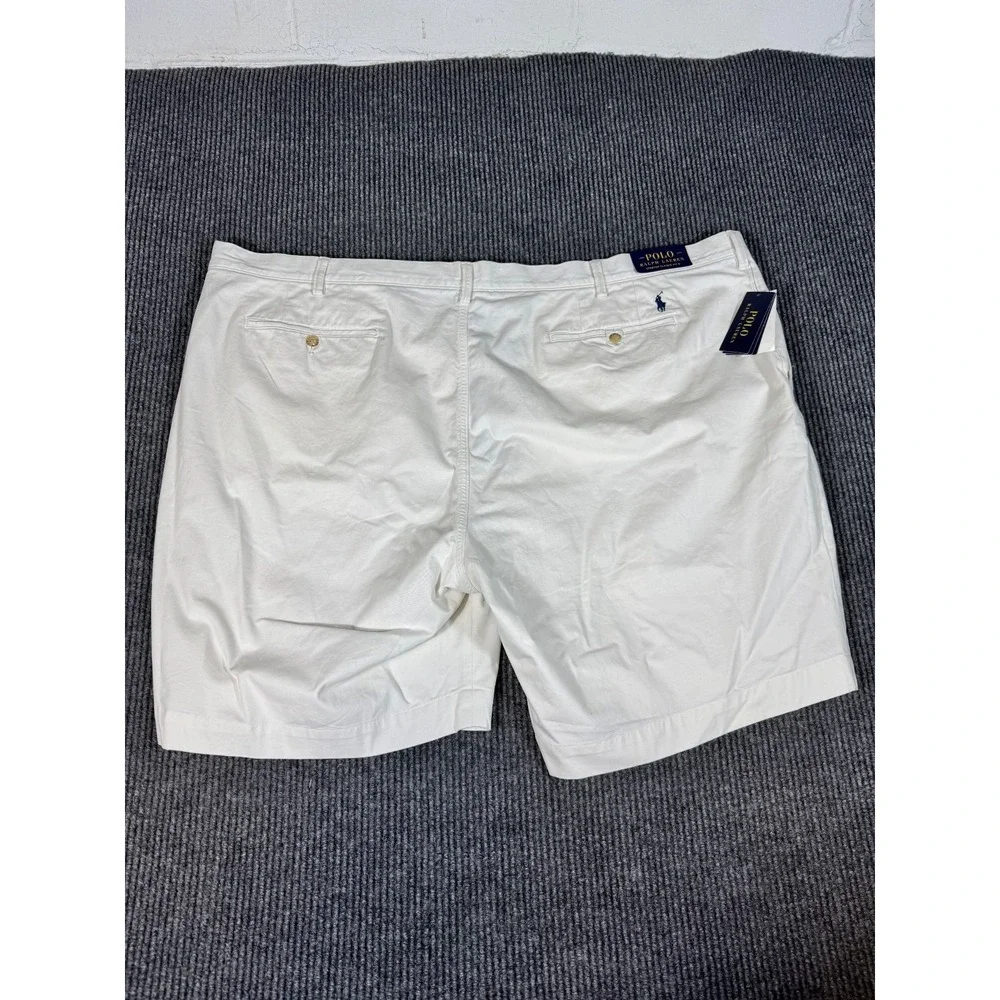 Polo Ralph Lauren Chino Shorts Size 54 54B White Stretch Classic Fit 9